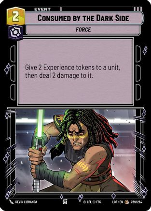 Consumed by the Dark Side (239/264) [Legends of the Force]