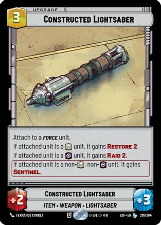 Constructed Lightsaber (261/264) [Legends of the Force]