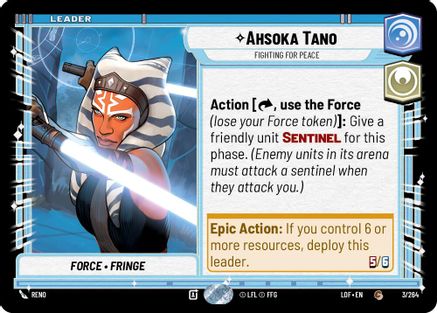 Ahsoka Tano - Fighting For Peace (003/264) [Legends of the Force]
