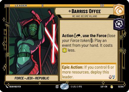 Barriss Offee - We Have Become Villains (013/264) [Legends of the Force]