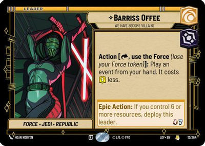 Barriss Offee - We Have Become Villains (013/264) [Legends of the Force]