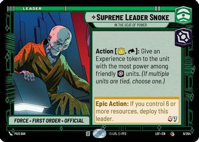 Supreme Leader Snoke - In the Seat of Power (006/264) [Legends of the Force]