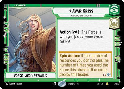 Avar Kriss - Marshal of Starlight (007/264) [Legends of the Force]