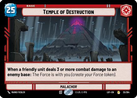 Temple of Destruction (025/264) [Legends of the Force]