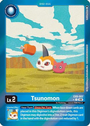 Tsunomon (Limited Foil)  (EX9-002) [Versus Monsters] Foil