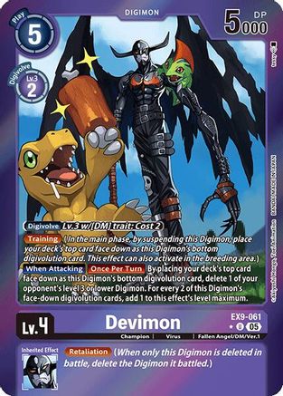 Devimon (Limited Foil)  (EX9-061) [Versus Monsters] Foil
