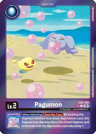 Pagumon (Limited Foil)  (EX9-006) [Versus Monsters] Foil
