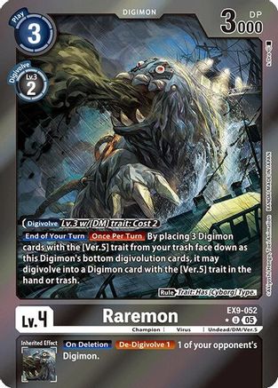 Raremon (Limited Foil)  (EX9-052) [Versus Monsters] Foil
