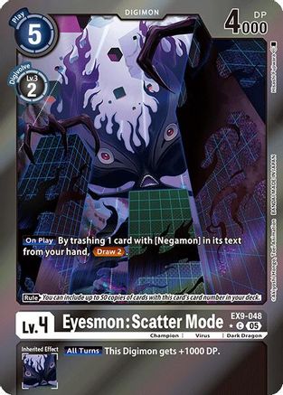 Eyesmon: Scatter Mode (Limited Foil)  (EX9-048) [Versus Monsters] Foil