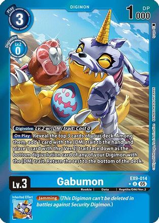 Gabumon (Limited Foil)  (EX9-014) [Versus Monsters] Foil
