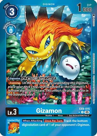 Gizamon (Limited Foil)  (EX9-015) [Versus Monsters] Foil