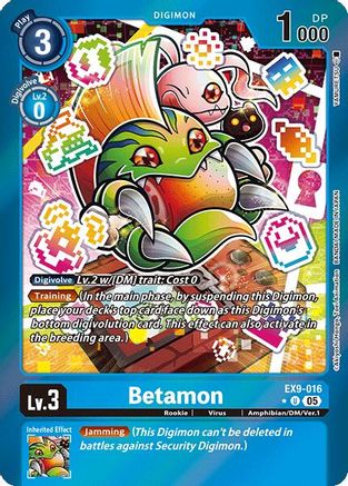 Betamon (Limited Foil)  (EX9-016) [Versus Monsters] Foil