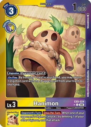 Hanimon (Limited Foil)  (EX9-024) [Versus Monsters] Foil