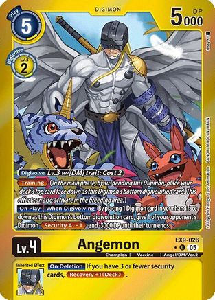 Angemon (Limited Foil)  (EX9-026) [Versus Monsters] Foil