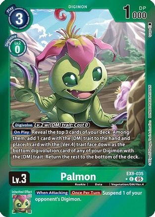 Palmon (Limited Foil)  (EX9-035) [Versus Monsters] Foil