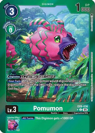 Pomumon (Limited Foil)  (EX9-036) [Versus Monsters] Foil