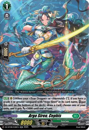 Argo Siren, Cephis [Double Rare]  (DZ-BT08/038EN)