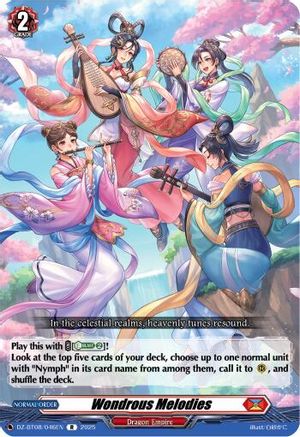Wonderous Melodies [Rare]  (DZ-BT08/046EN)