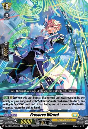 Preserve Wizard [Rare]  (DZ-BT08/056EN)