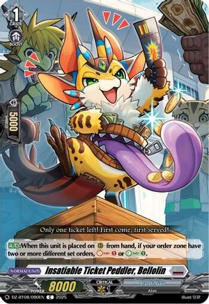 Insatiable Ticket Peddler, Bellolin [Common]  (DZ-BT08/090EN)