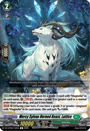 Mercy Sylvan Horned Beast, Lattice [Common]  (DZ-BT08/102EN)