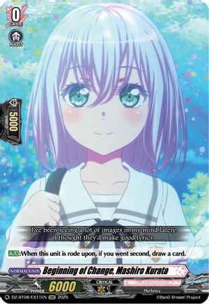 Beginning of Change, Mashiro Kurata [EXC]  (DZ-BT08/EX11EN)