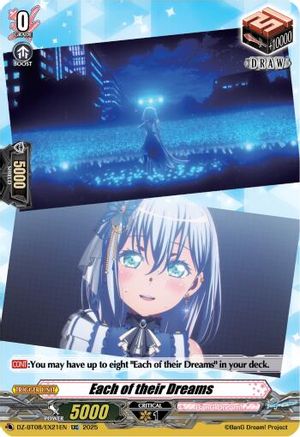 Each of their Dreams [EXC]  (DZ-BT08/EX21EN)