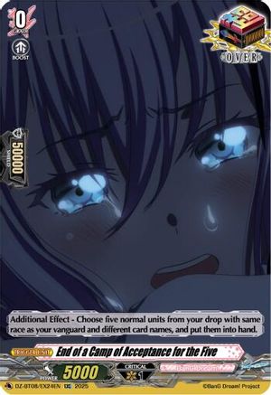 End of a Camp of Acceptance for the Five [EXC]  (DZ-BT08/EX24EN)