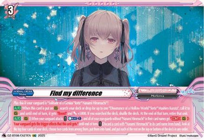 Find my difference [EXC]  (DZ-BT08/EX27EN)