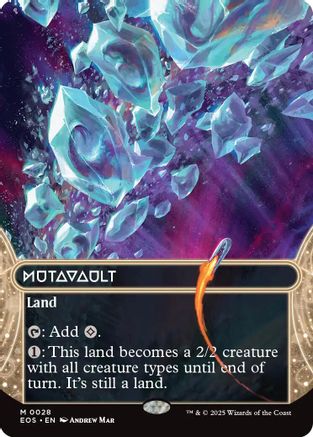 Mutavault (0028) (Borderless) (EOS-028) - Edge of Eternities: Stellar Sights