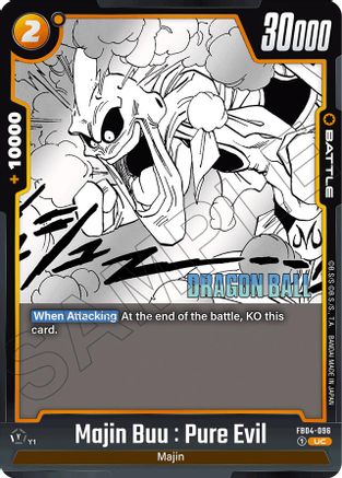 Majin Buu : Pure Evil - FB04-096 (FB04-096) [Manga Booster 01 ]