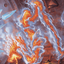 Scalding Viper // Scalding Viper (AWOE-041) - Wilds of Eldraine Art Series (Borderless)