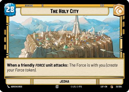 The Holy City // Experience (030/264 // T01/T03) [Legends of the Force]