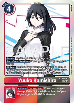 Yuuko Kamishiro  (BT22-083) [Cyber Eden] Foil