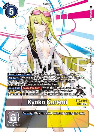 Kyoko Kuremi  (BT22-101) [Cyber Eden] Foil