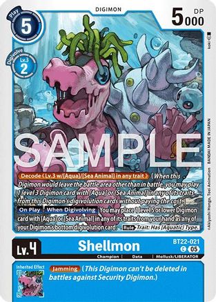 Shellmon  (BT22-021) [Cyber Eden]