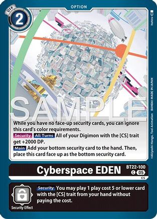 Cyberspace EDEN  (BT22-100) [Cyber Eden]