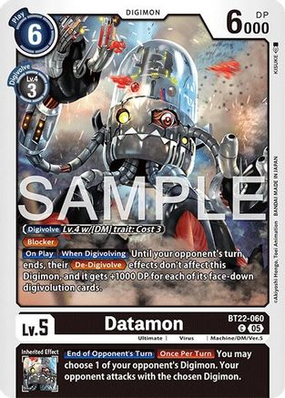 Datamon  (BT22-060) [Cyber Eden]