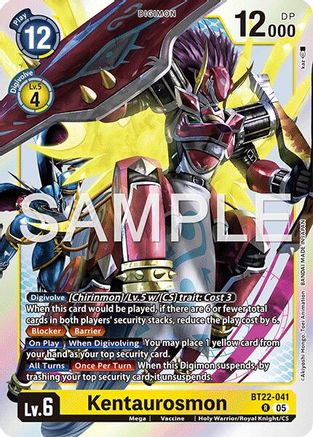 Kentaurosmon  (BT22-041) [Cyber Eden] Foil