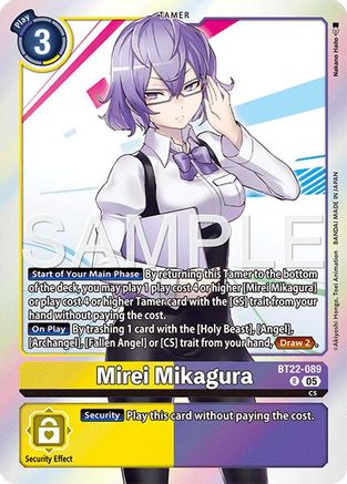 Mirei Mikagura  (BT22-089) [Cyber Eden] Foil