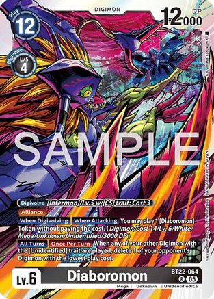 Diaboromon  (BT22-064) [Cyber Eden] Foil