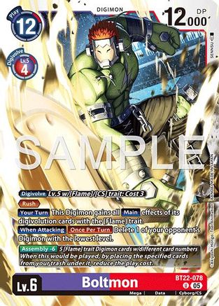Boltmon  (BT22-078) [Cyber Eden]