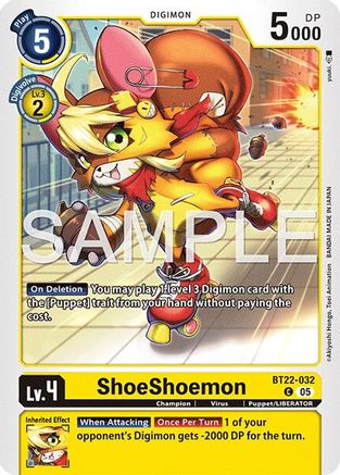 ShoeShoemon  (BT22-032) [Cyber Eden]