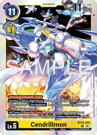 Cendrillmon  (BT22-040) [Cyber Eden] Foil