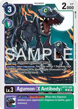Agumon (X Antibody)  (BT22-068) [Cyber Eden]