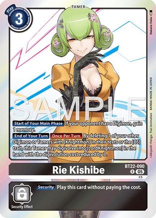 Rie Kishibe  (BT22-090) [Cyber Eden] Foil