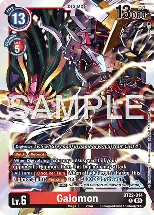 Gaiomon  (EX4-048) [Cyber Eden] Foil