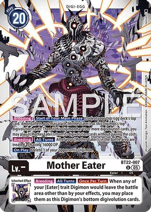 Mother Eater  (BT22-007) [Cyber Eden]