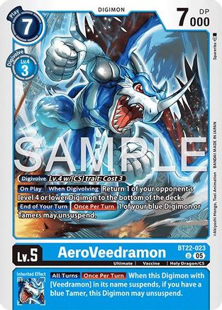 AeroVeedramon  (BT22-023) [Cyber Eden]