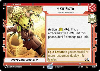 Kit Fisto - Focused Jedi Master (011/264) [Legends of the Force]